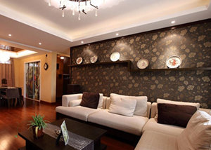  You are always right to match home decoration with wallpaper