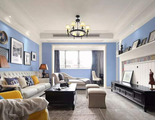  美式风格的客厅家装应该怎么设计？